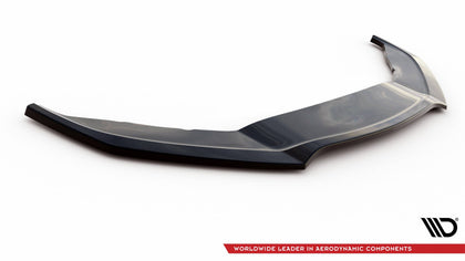 Maxton Front Splitter VW Scirocco R Ver2 - Gloss Black