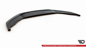 Maxton Front Splitter VW Scirocco R Ver2 - Gloss Black