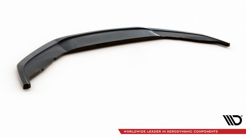 Maxton Front Splitter VW Scirocco R Ver2 - Gloss Black