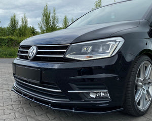 Maxton frontsplitter til Volkswagen Caddy Mk. 4 – blank sort – billede 1 af 6