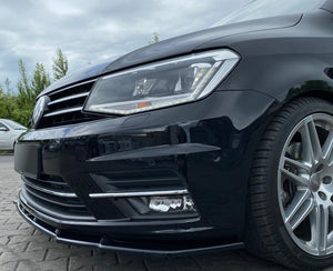 Maxton frontsplitter til Volkswagen Caddy Mk. 4 – blank sort – billede 3 af 6