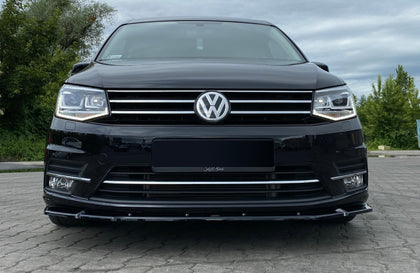 Maxton frontsplitter til Volkswagen Caddy Mk. 4 – blank sort – billede 2 af 6
