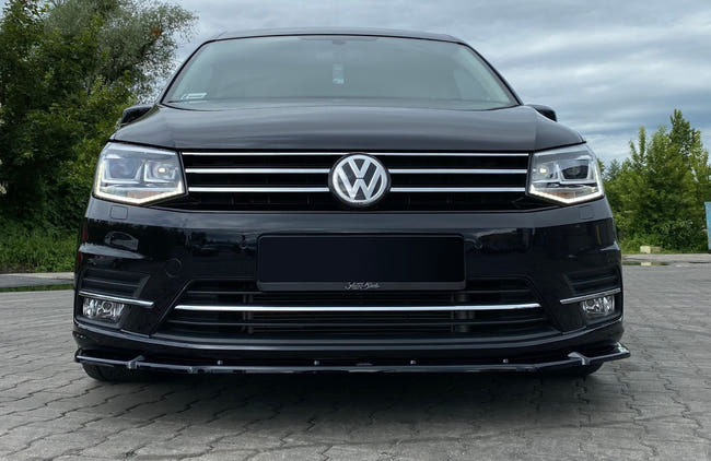Maxton frontsplitter til Volkswagen Caddy Mk. 4 – blank sort – billede 2 af 6