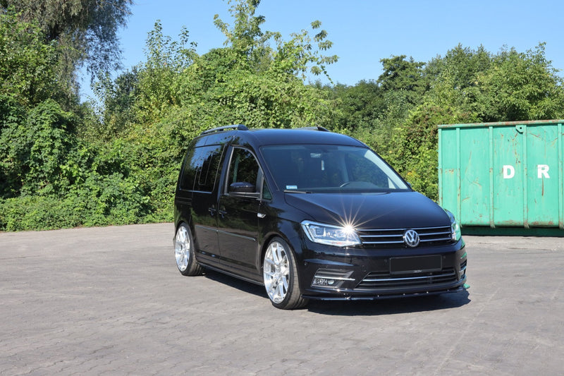 Maxton frontsplitter til Volkswagen Caddy Mk. 4 – blank sort – billede 4 af 6