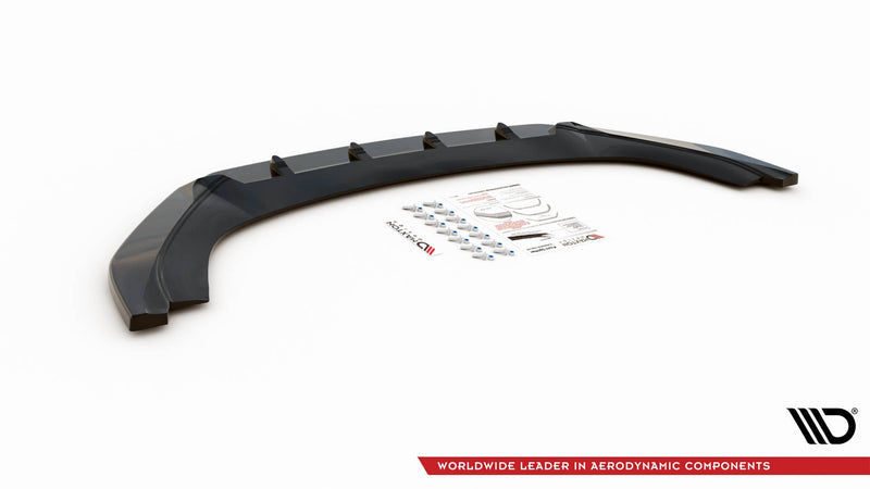 Maxton frontsplitter til Volkswagen Caddy Mk3 Facelift – blank sort – billede 5 af 5