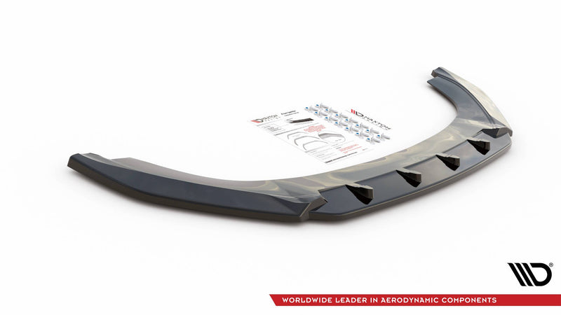 Maxton frontsplitter til Volkswagen Caddy Mk3 Facelift – blank sort – billede 4 af 5