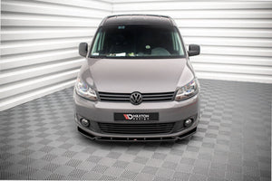 Maxton frontsplitter til Volkswagen Caddy Mk3 Facelift – blank sort – billede 2 af 5