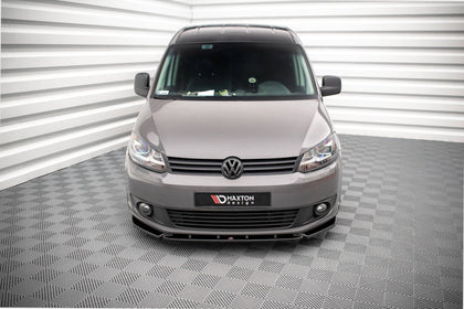 Maxton frontsplitter til Volkswagen Caddy Mk3 Facelift – blank sort – billede 2 af 5
