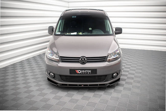 Maxton frontsplitter til Volkswagen Caddy Mk3 Facelift – blank sort – billede 2 af 5