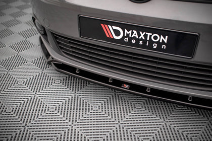 Maxton frontsplitter til Volkswagen Caddy Mk3 Facelift – blank sort – billede 3 af 5