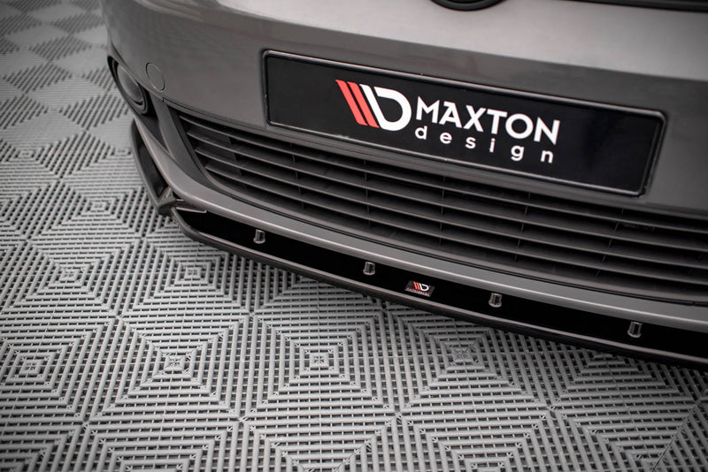 Maxton frontsplitter til Volkswagen Caddy Mk3 Facelift – blank sort – billede 3 af 5