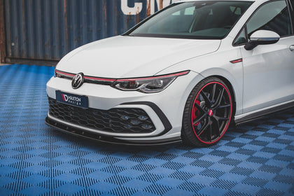 Maxton frontsplitter til Volkswagen Golf GTI / GTE / GTD / R-Line Mk8 – blank sort – billede 5 af 7