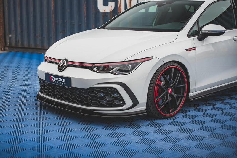 Maxton frontsplitter til Volkswagen Golf GTI / GTE / GTD / R-Line Mk8 – blank sort – billede 5 af 7
