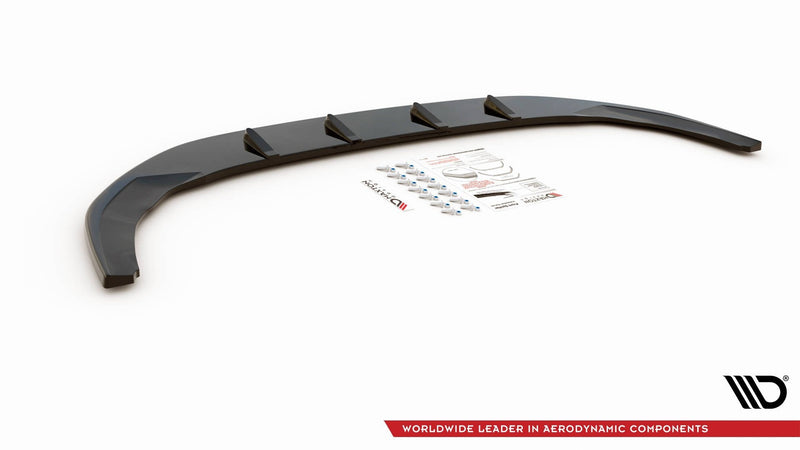 Maxton frontsplitter til Volkswagen Golf GTI / GTE / GTD / R-Line Mk8 – blank sort – billede 7 af 7