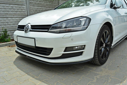 Maxton Front Splitter VW Golf VII - Gloss Black