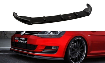 Maxton frontsplitter til Volkswagen Golf Mk7 – blank sort – billede 1 af 3
