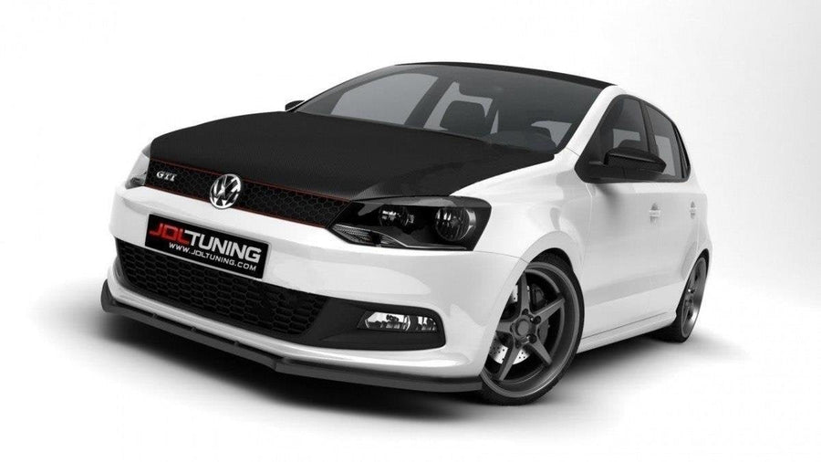 Maxton frontsplitter til Volkswagen Polo GTI Mk5 – blank sort