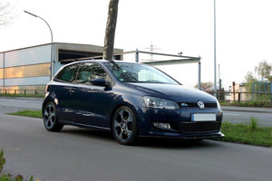 Maxton Front Splitter VW Polo Mkv - Gloss Black