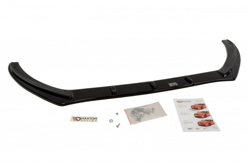 Maxton Front Splitter VW Polo Mkv - Gloss Black