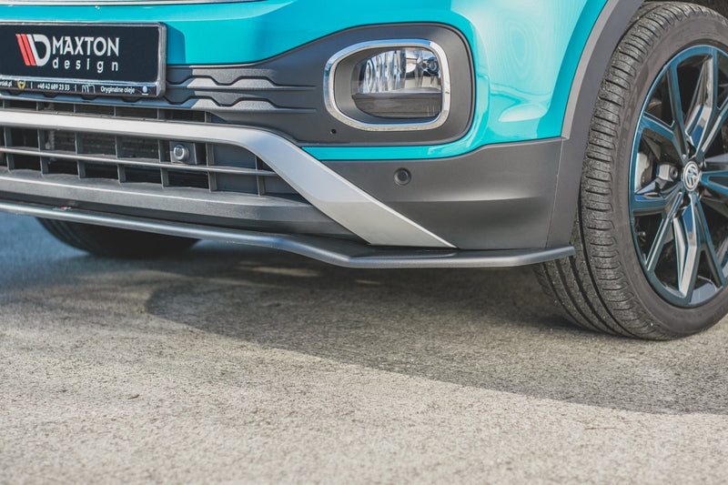 Maxton Front Splitter Volkswagen T-Cross - Gloss Black