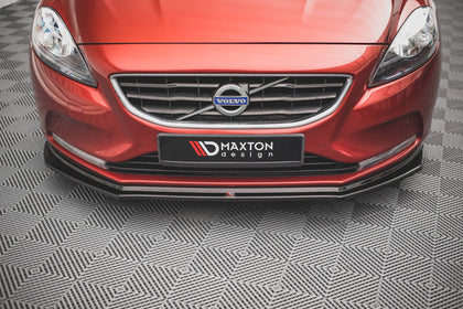 Maxton frontsplitter til Volvo V40 – blank sort – billede 2 af 4