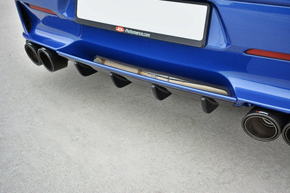 Maxton rear valance til Alfa Romeo 156 GTA SW – blank sort – billede 2 af 6