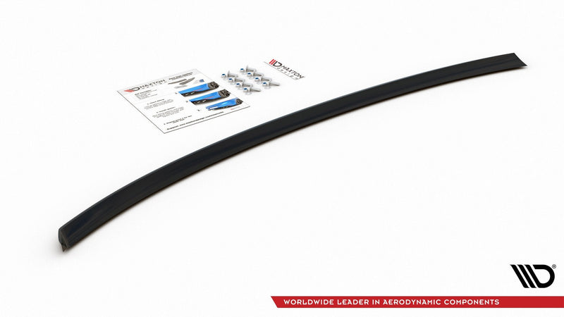 Maxton rear splitter til Audi A4 B8 Avant – blank sort – billede 1 af 2