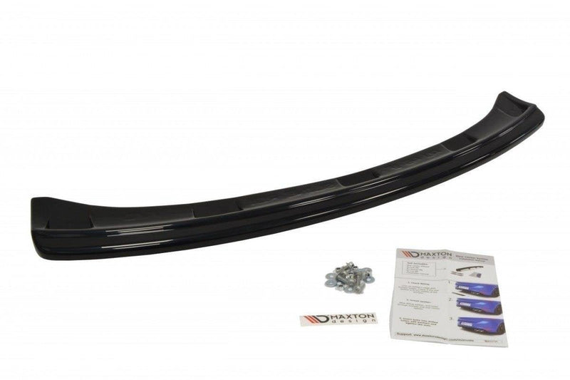Maxton Central Rear Splitter Audi A5 S-Line Facelift (Without Vertical Bars) - Gloss Black