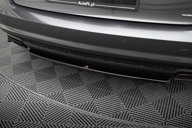 Maxton rear splitter til Audi A6 / A6 C7 S-line/ S6 C7 Facelift – blank sort – billede 2 af 4