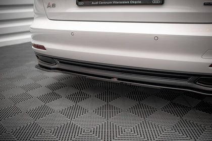 Maxton rear splitter til Audi A6 C8 – blank sort – billede 3 af 5