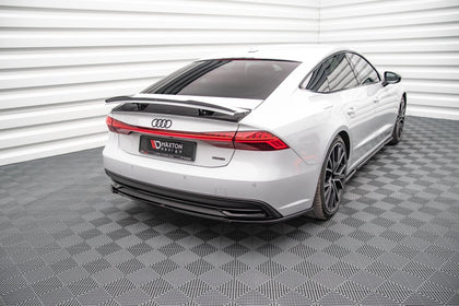 Maxton rear splitter til Audi A7 C8 – blank sort – billede 2 af 4