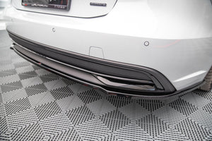 Maxton rear splitter til Audi A7 C8 – blank sort – billede 1 af 4