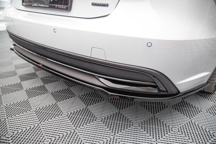 Maxton rear splitter til Audi A7 C8 – blank sort – billede 1 af 4