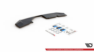 Maxton Central Rear Splitter Audi RS6 C8 / RS7 C8 - Gloss Black