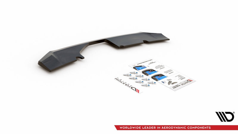 Maxton Central Rear Splitter Audi RS6 C8 / RS7 C8 - Gloss Black