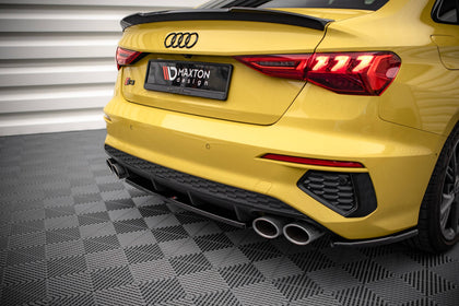 Maxton rear splitter til Audi S3 Sedan 8Y – blank sort – billede 2 af 5