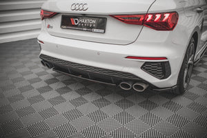 Maxton rear splitter til Audi S3 Sportback 8Y – blank sort – billede 1 af 6
