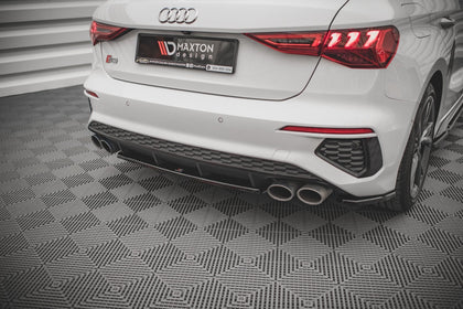 Maxton rear splitter til Audi S3 Sportback 8Y – blank sort – billede 1 af 6
