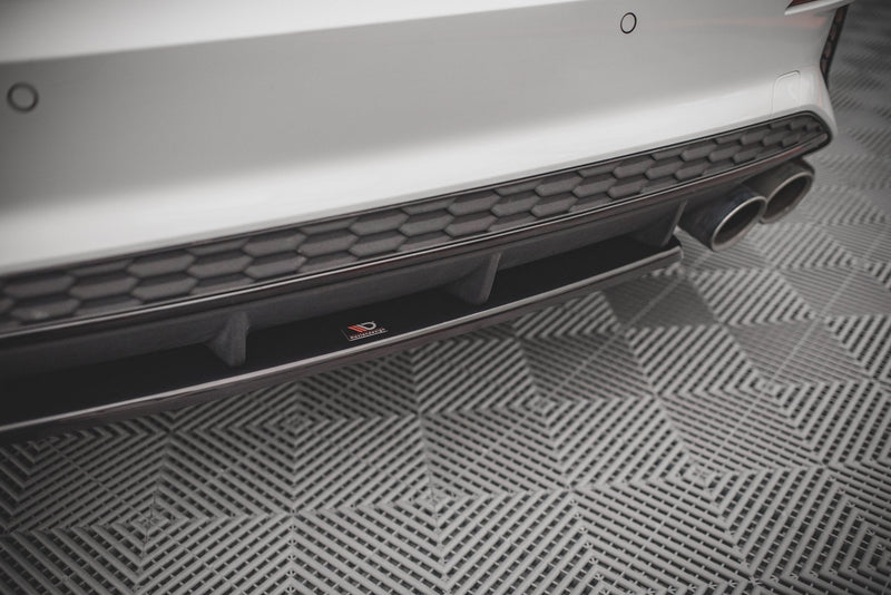 Maxton rear splitter til Audi S3 Sportback 8Y – blank sort – billede 3 af 6