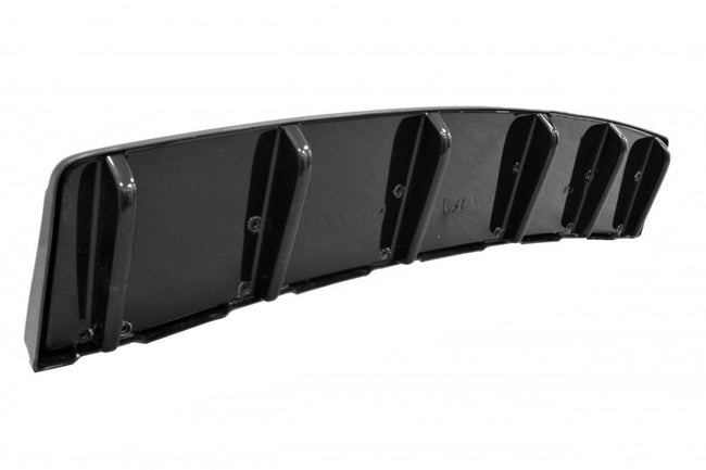 Maxton rear splitter til Audi S6 C7 Avant (with vertical bars) – blank sort – billede 1 af 3