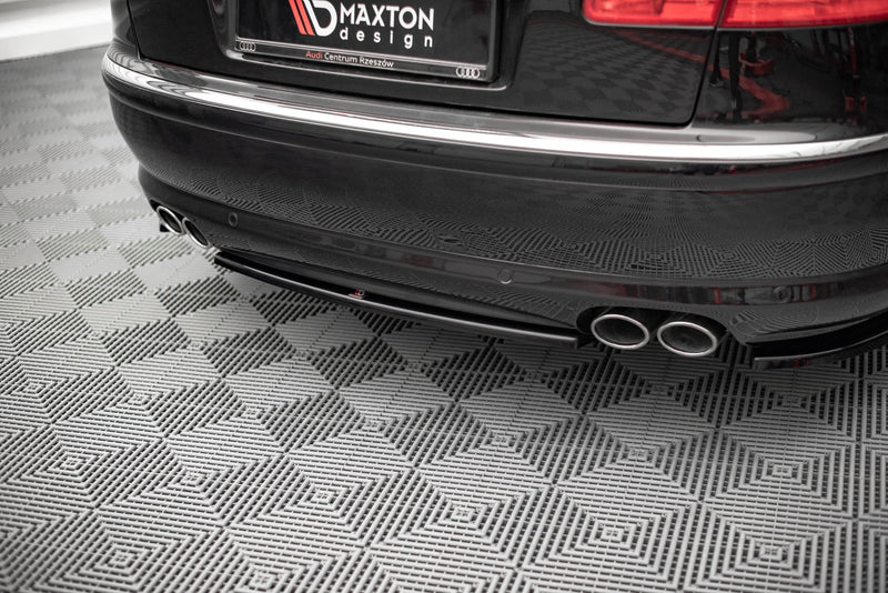 Maxton rear splitter til Audi S8 D3 – blank sort – billede 1 af 5