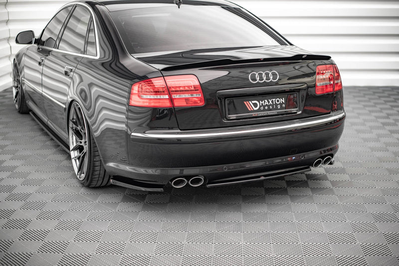 Maxton rear splitter til Audi S8 D3 – blank sort – billede 2 af 5