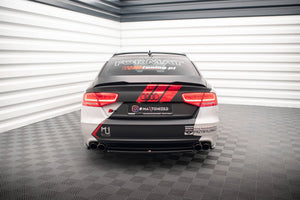 Maxton rear splitter til Audi S8 D4 – blank sort – billede 1 af 5