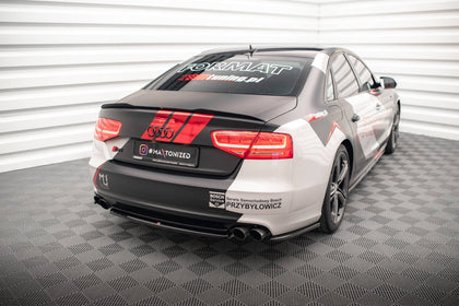 Maxton rear splitter til Audi S8 D4 – blank sort – billede 3 af 5