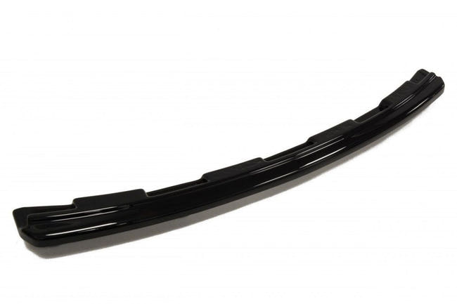 Maxton Central Rear Splitter Audi TT S 8J (With A Vertical Bar) - Gloss Black