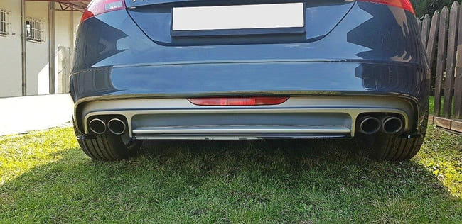 Maxton rear splitter til Audi TT S Mk2 (8J) – blank sort – billede 1 af 3