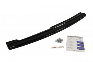 Maxton Central Rear Splitter For BMW 3 E92 Mpack - Gloss Black