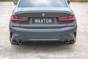 Maxton rear splitter til BMW 3 G20 M-pack – blank sort – billede 1 af 5
