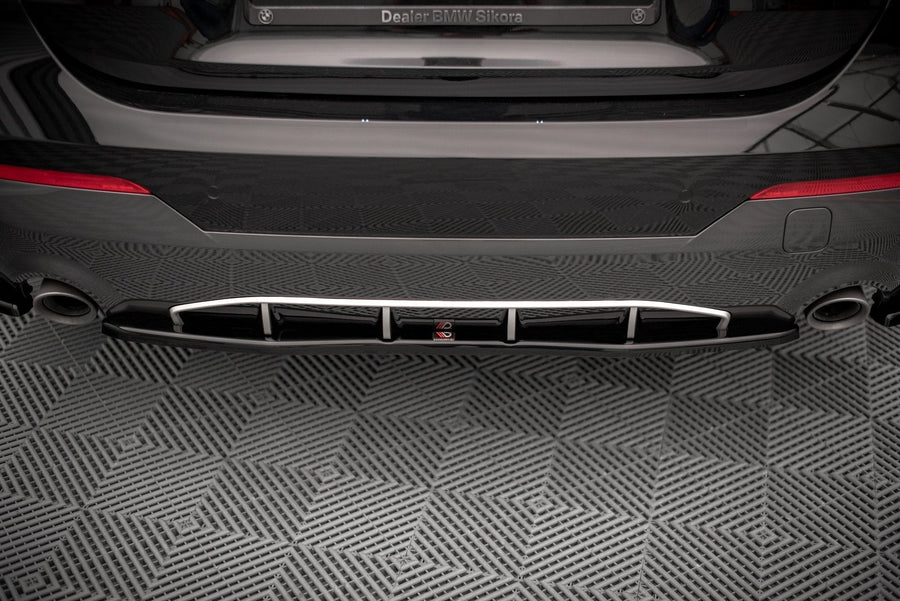 Maxton rear splitter til BMW 4 M-Pack G22 / G23 / G22 Facelift / G23 Facelift – blank sort – billede 1 af 4