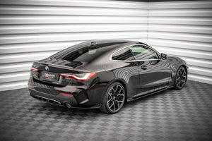 Maxton rear splitter til BMW 4 M-Pack G22 / G23 / G22 Facelift / G23 Facelift – blank sort – billede 2 af 4